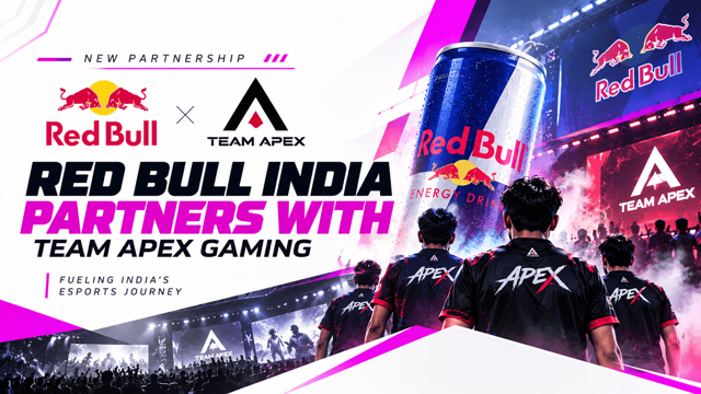 Red Bull India Backs Team Apex Gaming: What the BGMI and Free Fire Deal Covers